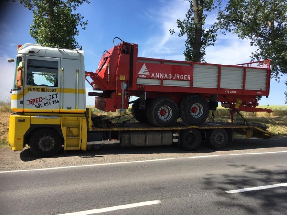 Tani TRANSPORT Przyczepa wywrotka rozrzutnik HL Brandys WIELTON URSUS