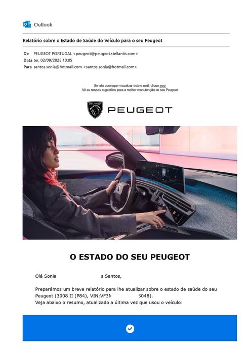 Peugeot 3008 GTLine Nacional cx automática, teto panorâmico Impecável!