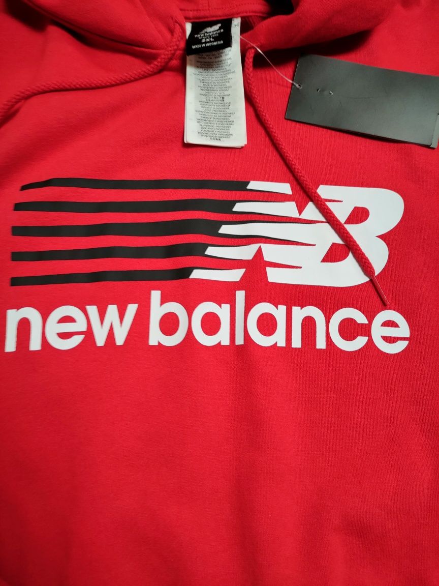 New balance bluza męska z kapturem czerwona XXL logowania