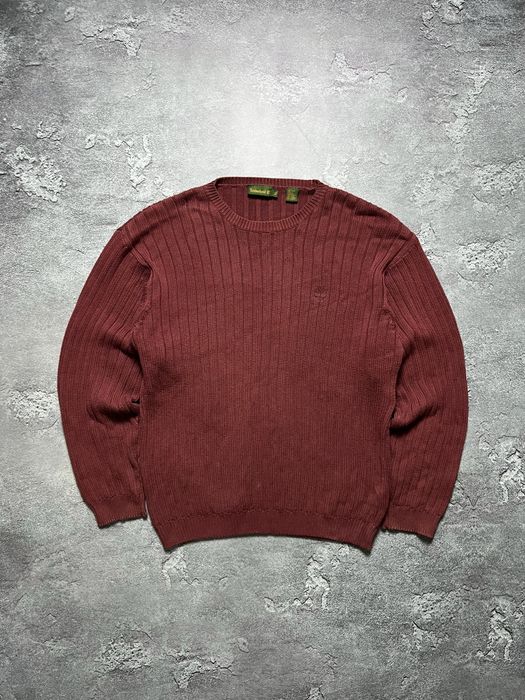Вязанный свитер Timberland тимберланд большой логотип на зиму Xl