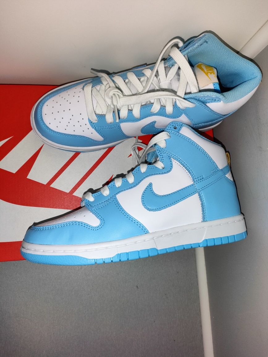 Buty nike dunk high blue chill 39