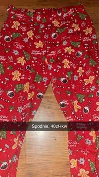 CROPP świąteczne spodnie christmas trousers rozmiar S