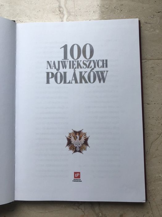 100 największych Polaków album NOWY twarda oprawa