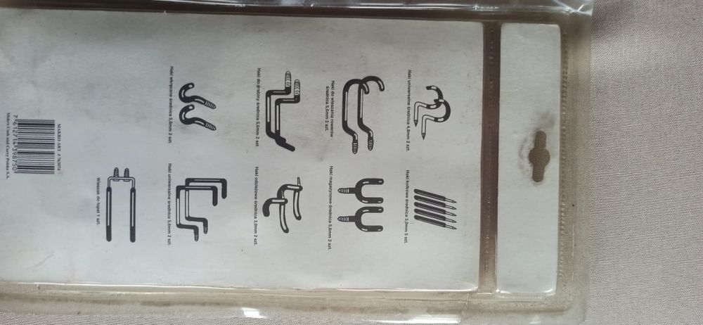 Zestaw haków gospodarczych 20szt.
Cena 29 zł