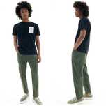 RESERVED M nowe męskie luźne spodnie carrot khaki