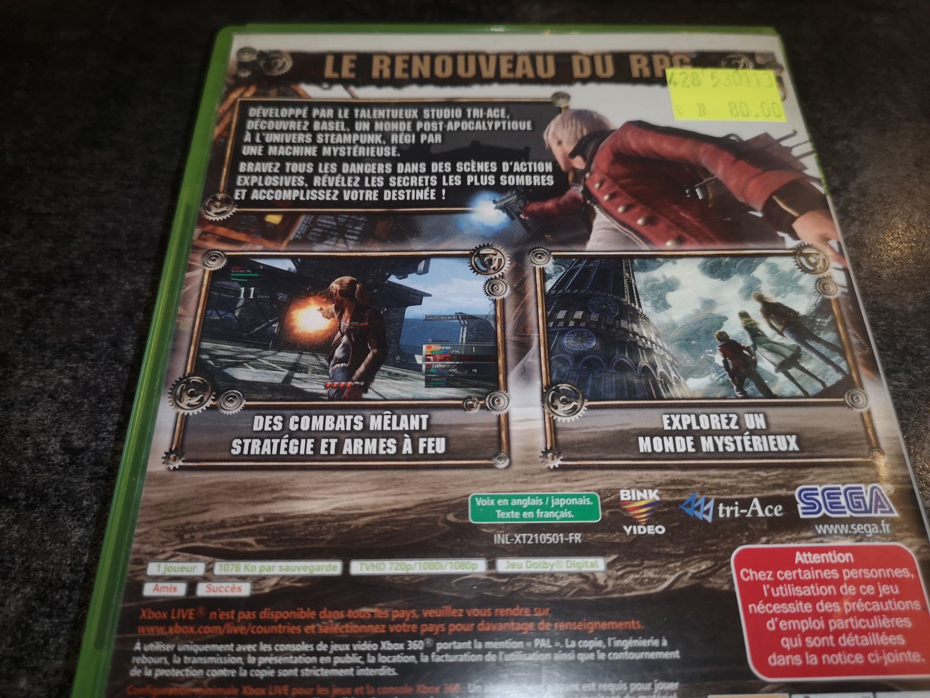 Resonance of Fate XBOX 360 gra ANG (możliwość wymiany) sklep Ursus