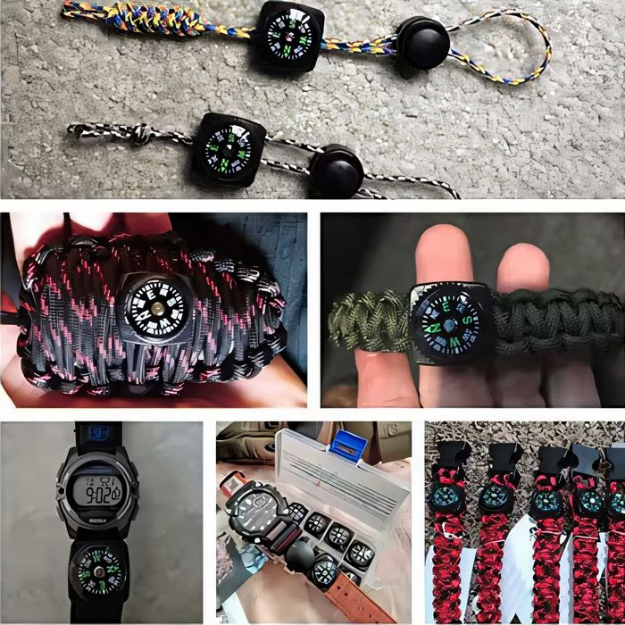 ••• EDC Магнітний Компас Аксессуар на Часы, Браслет, Ремешок, Годинник