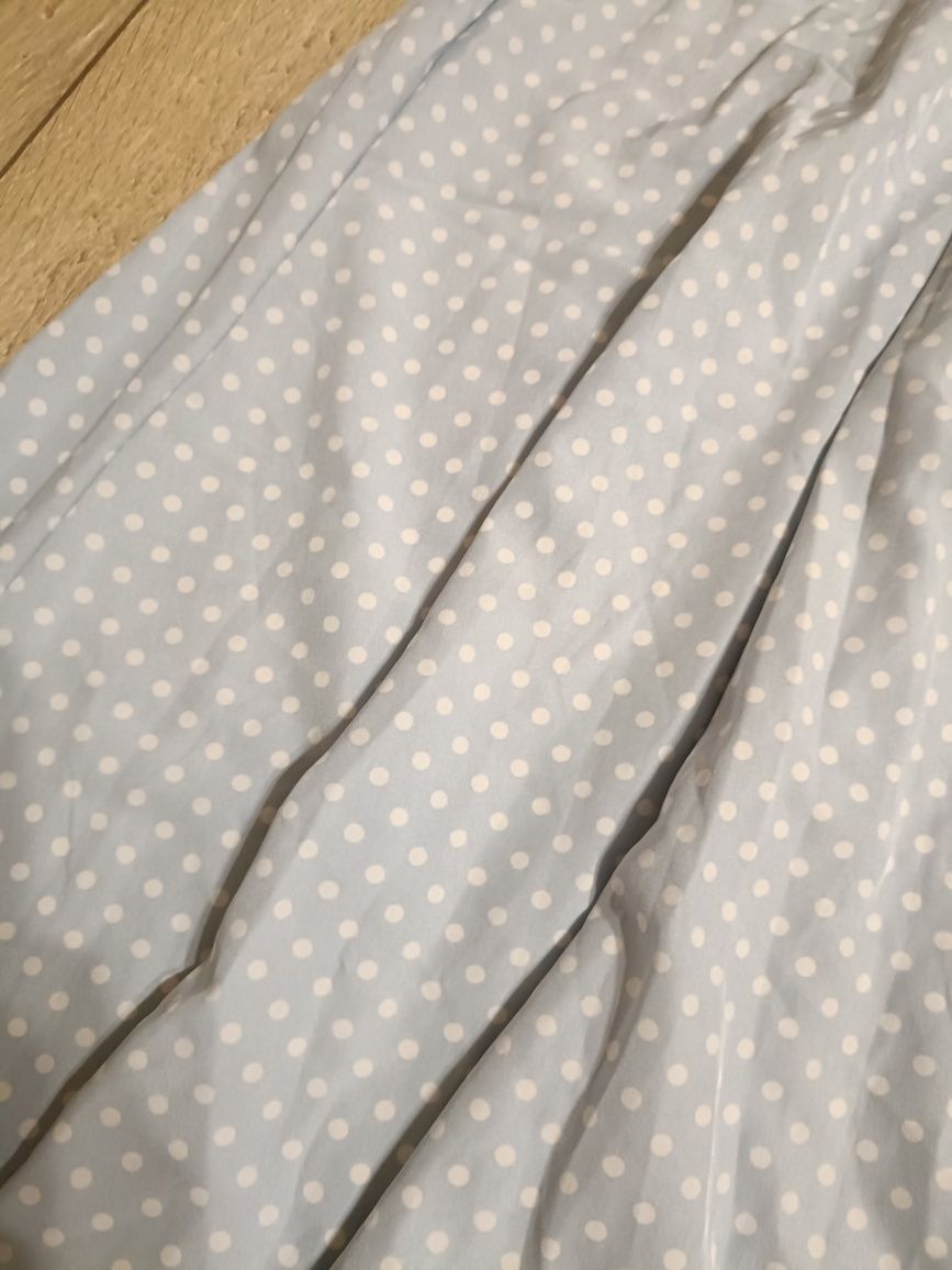 Nowa sukienka plus size xl XXL 42 44 46 błękitna w groszki