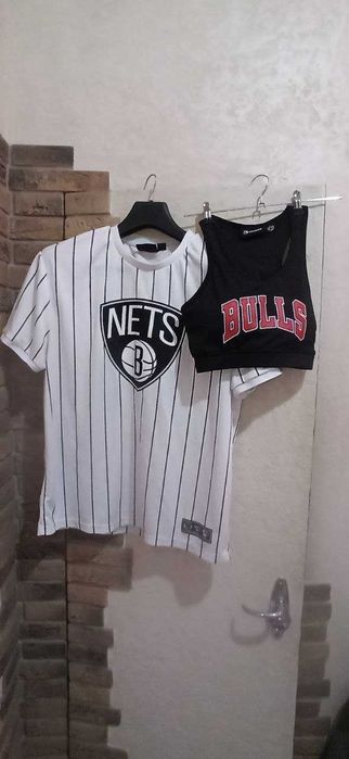 Футболка  Brooklyn nets NBA топик женский Chicago Bulls