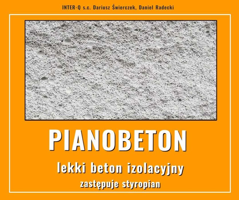 WYLEWKI, anhydrytowe, cementowe, szlichty PIANOBETON, na ogrzewanie