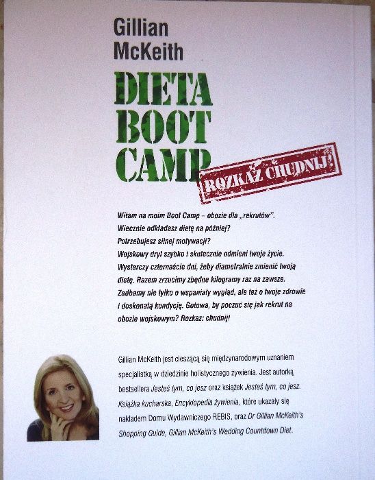 "Dieta Boot Camp" Gillian McKeith