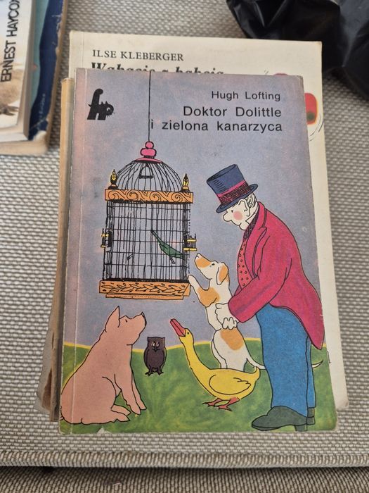 Doktor Dolittle i zielona kangurzuca Hugh Loftiing