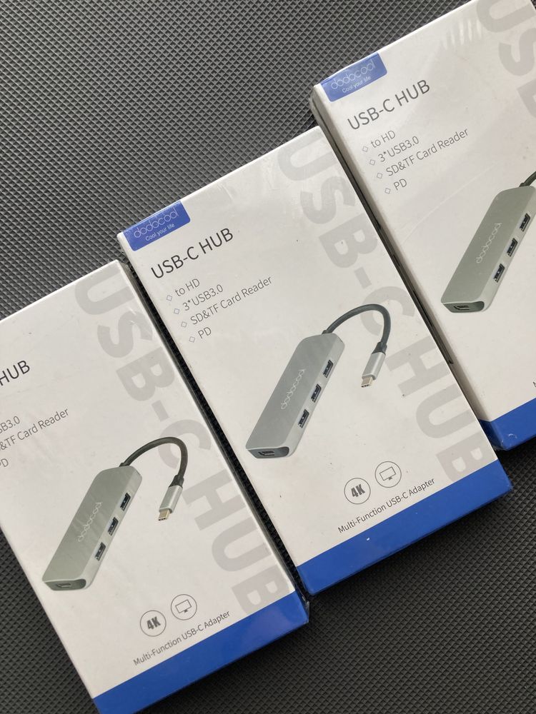 USB-C HUB Multi-function adapter dodocool 3 sztuki