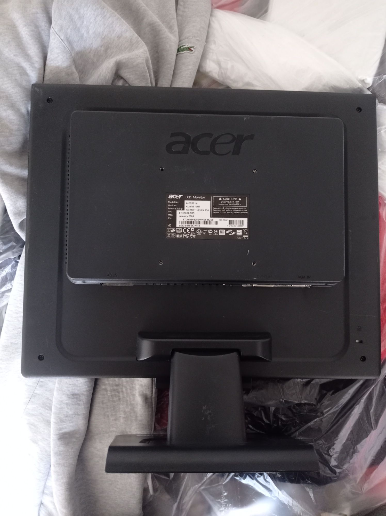 Монитор Acer AL1916 N 19"