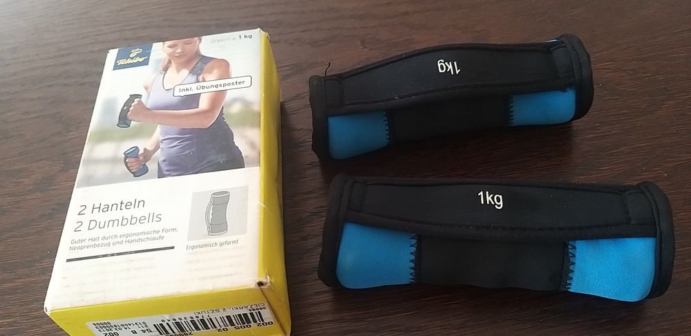 Ciężarki 1 kg, hantelki 1 kg
