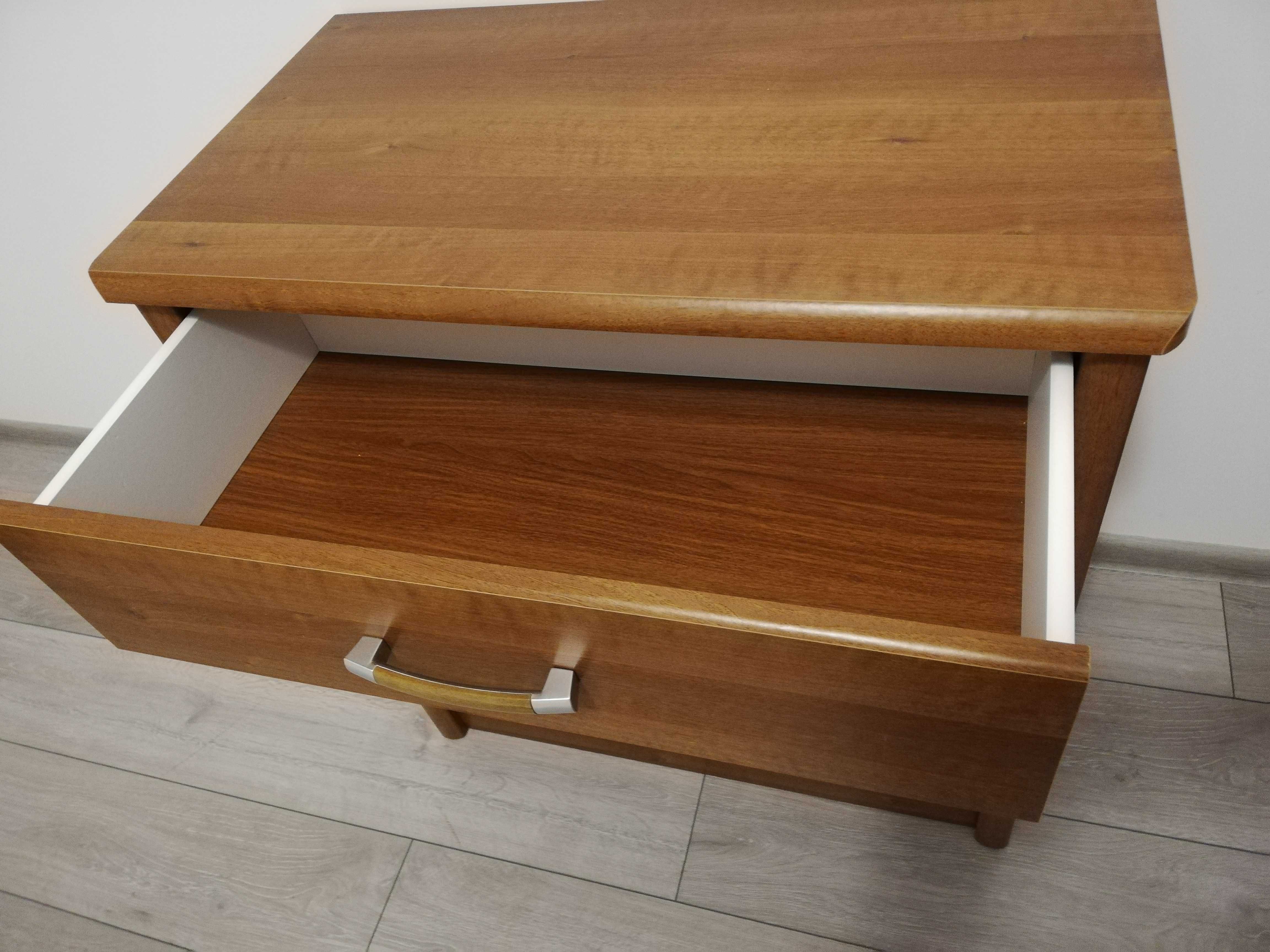 KOMPLET MEBLI DO SYPIALNI: łóżko 160x200, komoda i 2 szafki nocne