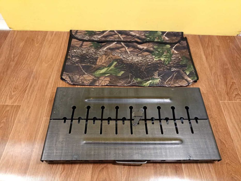 Мангал-чемодан на 6 шампуров (2.8 мм)Складной Разборной мангал Шампура