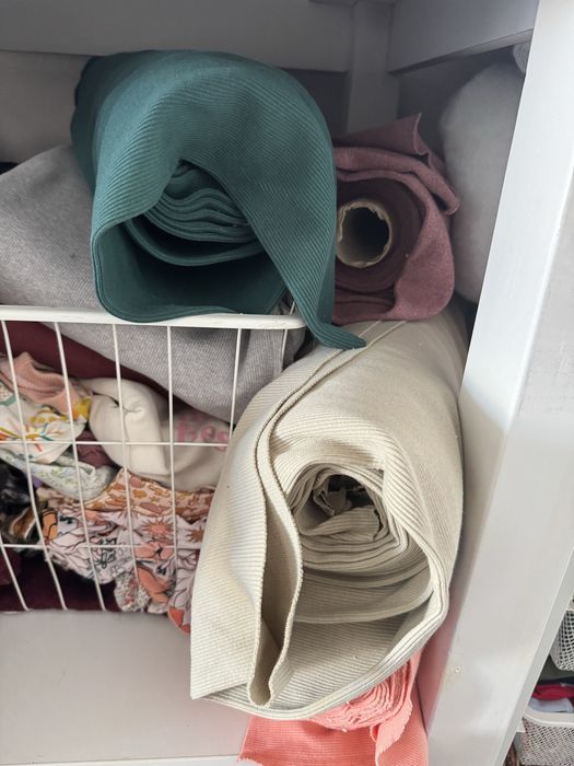 Conjunto de rolos de tecido