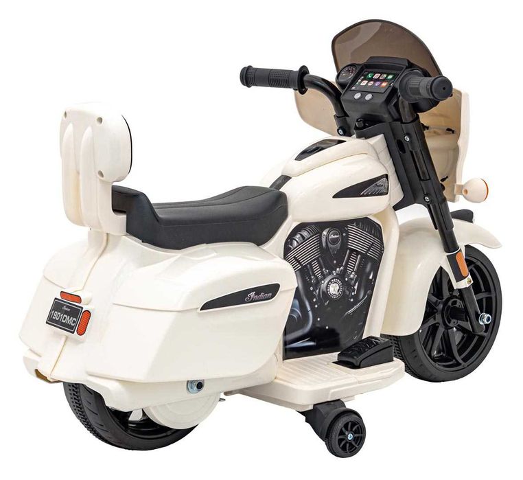 Autko motor MOTOREK CHOPPER INDIAN na akumulator trójkołowy dla dzieci