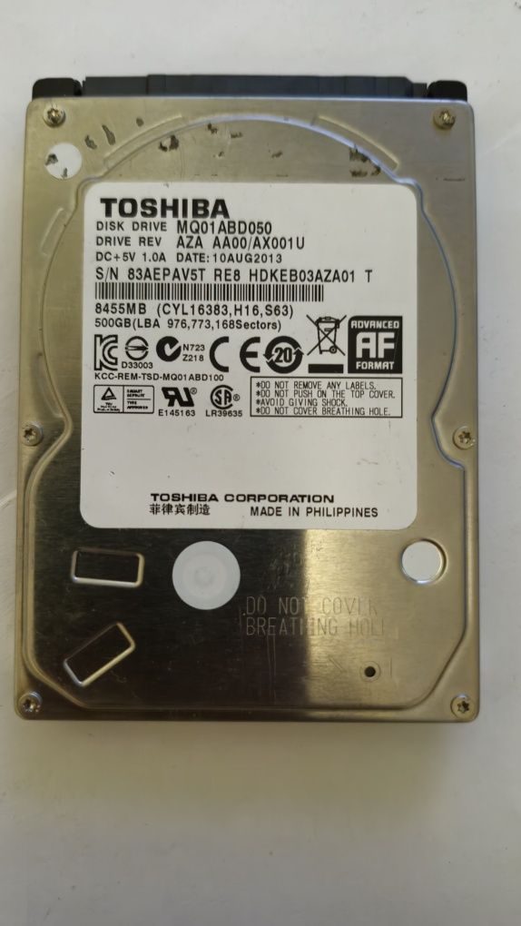 Disco Toshiba 500GB