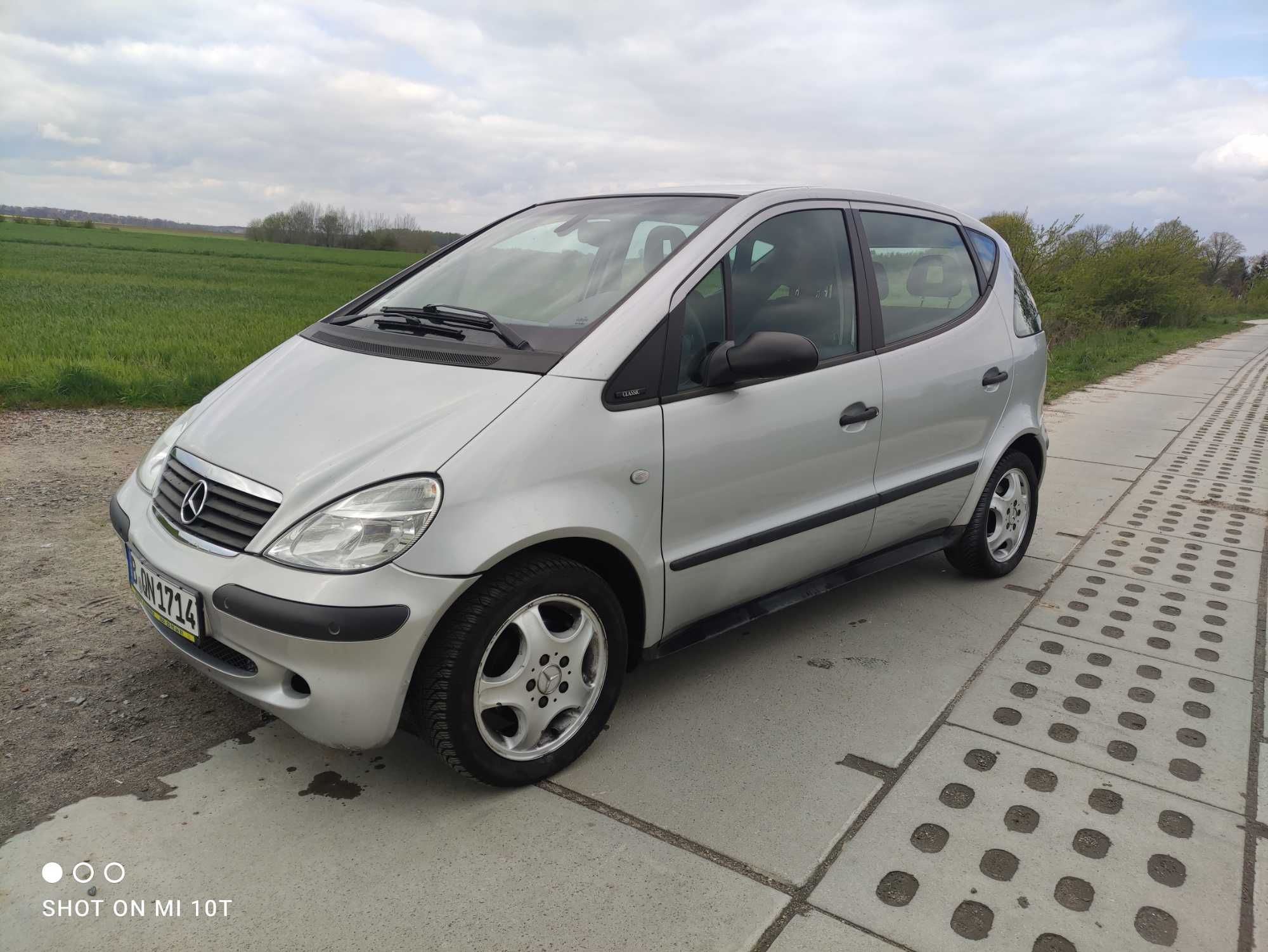 Mercedes A klasa 1.6 b AUTOMAT 2003 long klima 123 tys km stan BDB