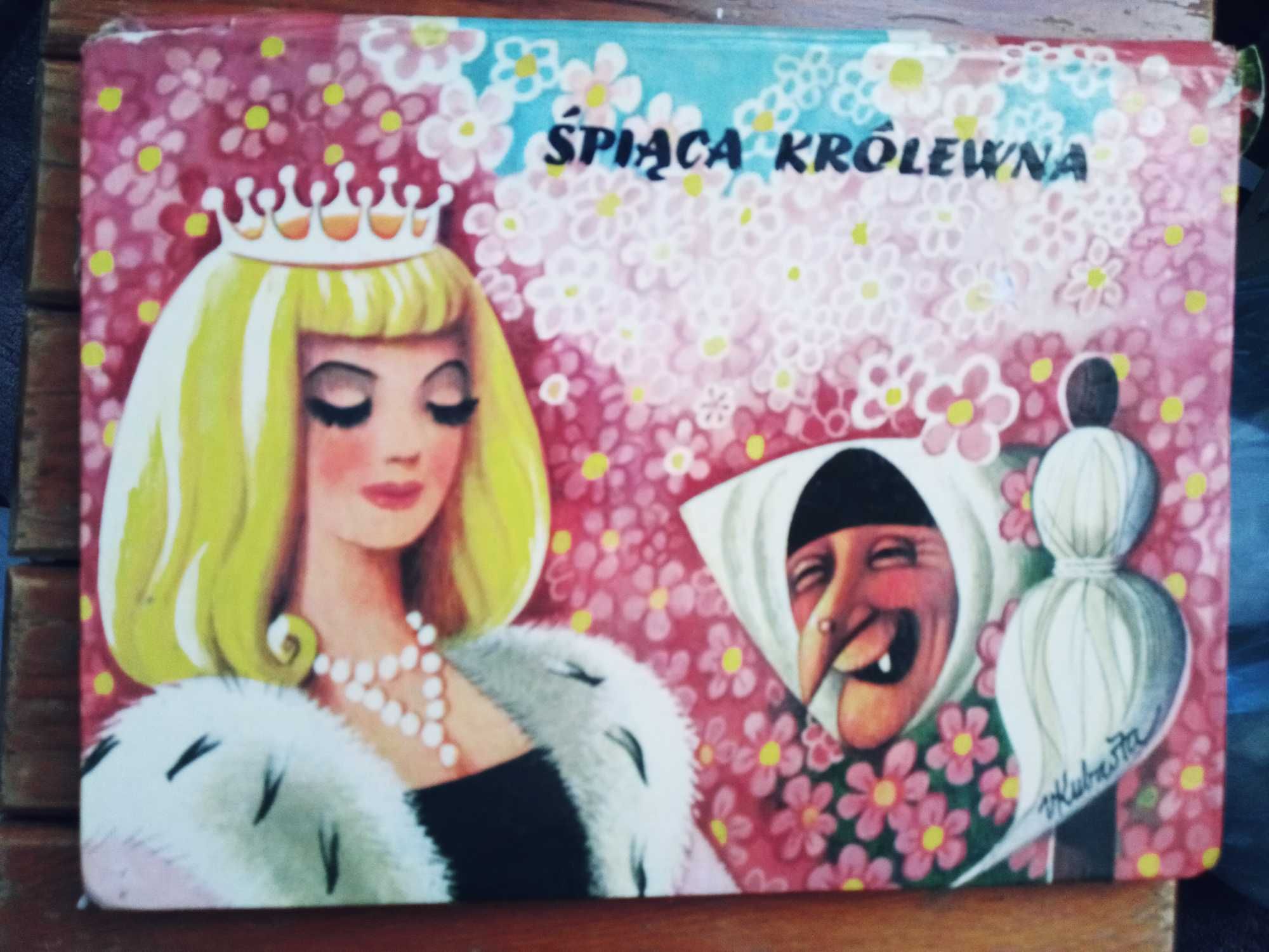 Bajka Śpiąca królewna, 1971 rok ,ARTIA, Praga, UNIKAT, Kubaśta