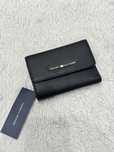 Maly, czarny, rozkładany portfel Tommy Hilfiger unisex