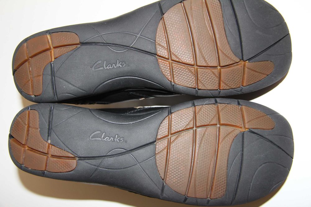 Кожаные,туфли,слипоны,мокасины"Clarks" 6/40/26см.