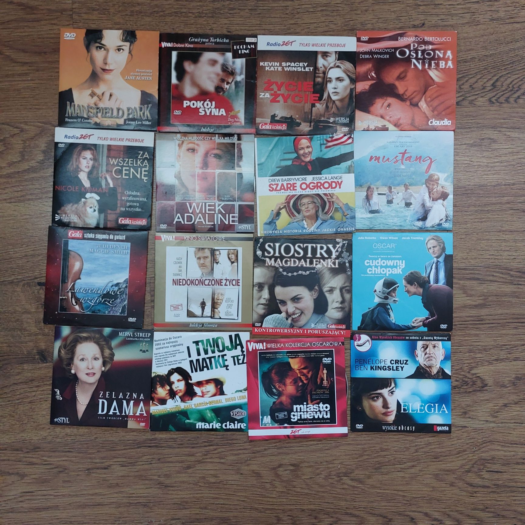 16 popularnych filmów obyczajowych (tytuły na zdj.)