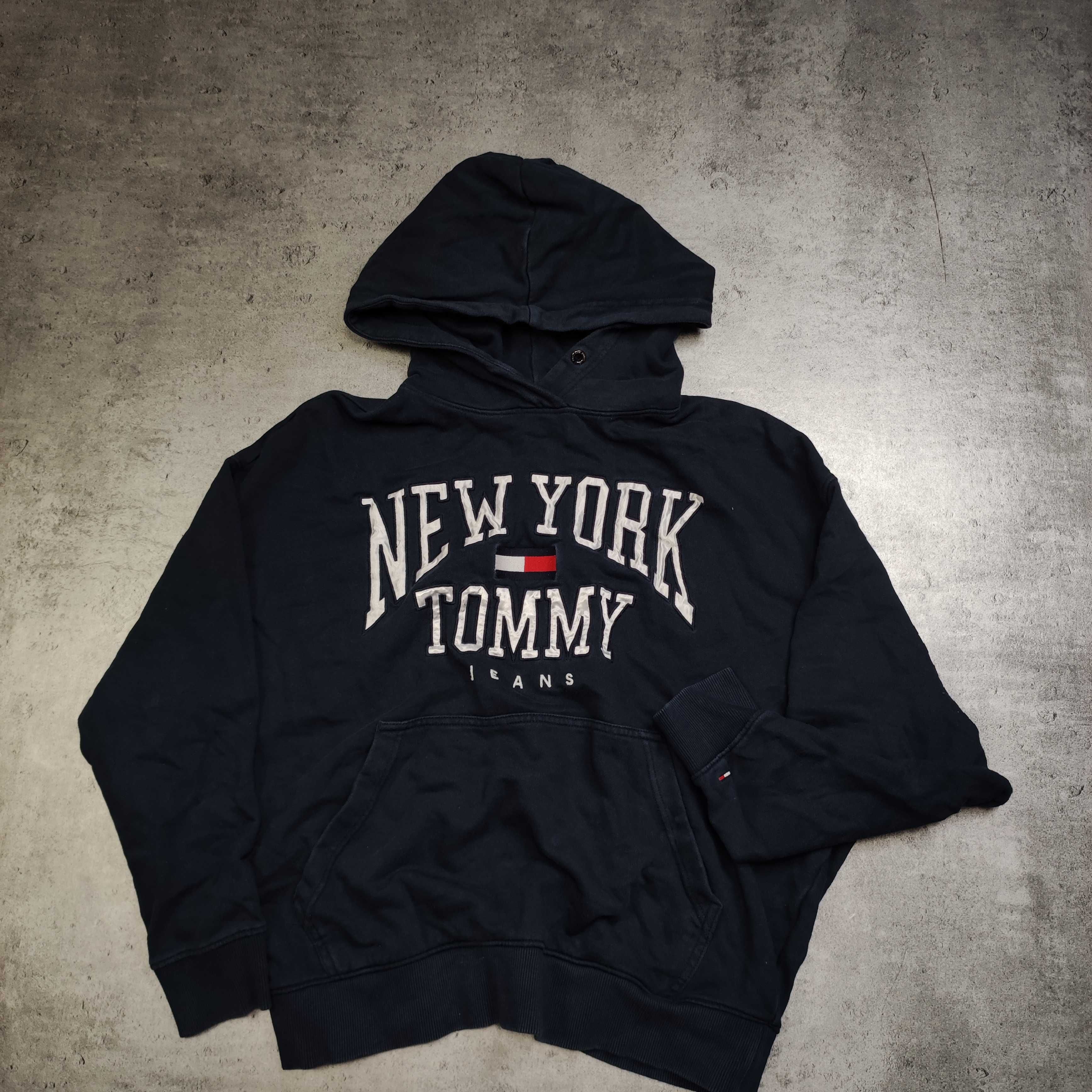 MĘSKA bluza z Kapturem PREMIUM Oversize Tommy Hilfiger New York Haft