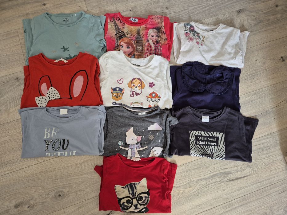 Bluzeczki dziewczynka 116-122