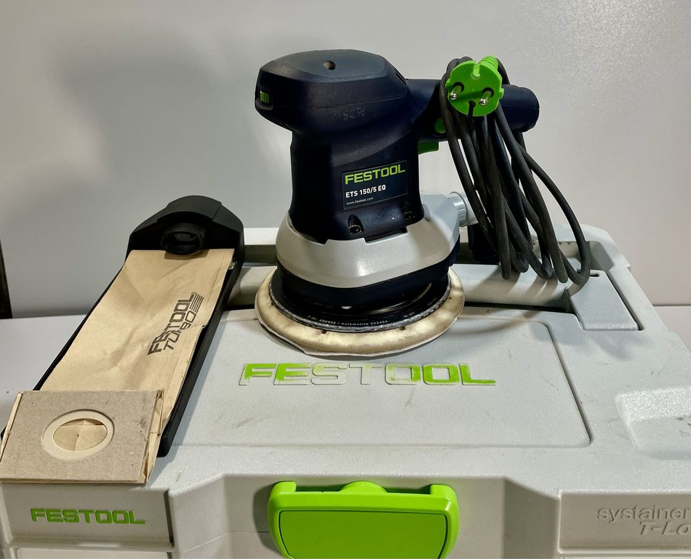 FESTOOL ETS 150 szlifierka mimośrodowa komplet