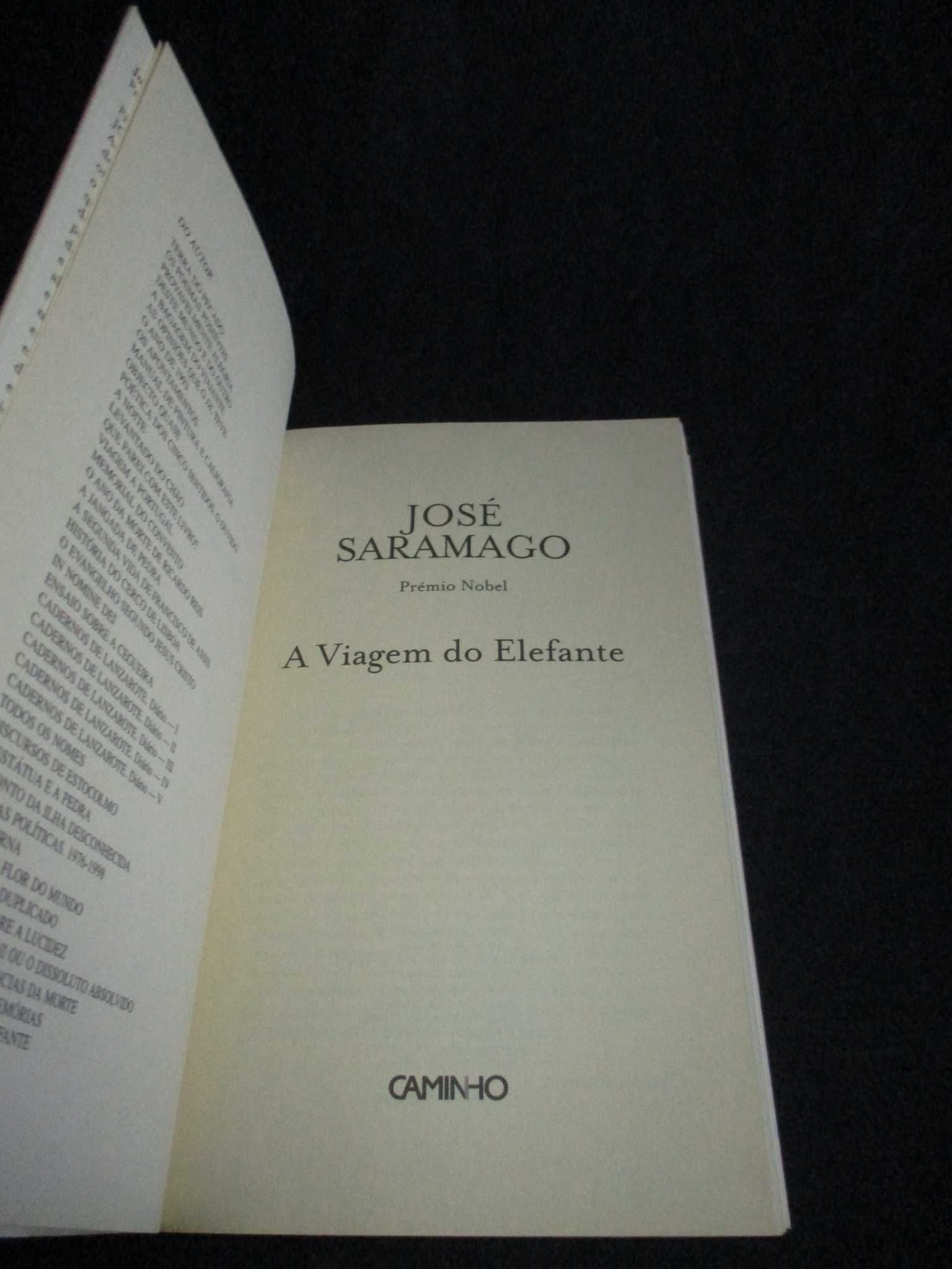 Livro A Viagem do Elefante José Saramago 1ª edição 2008