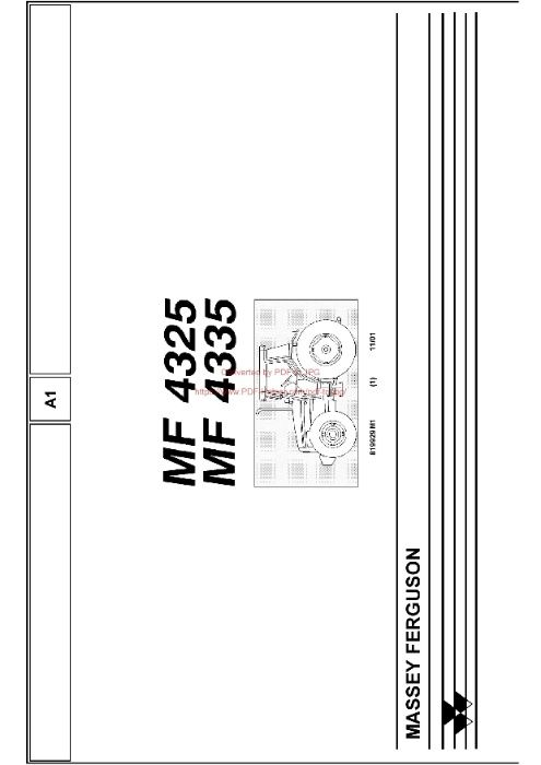 katalog części Massey Ferguson 4325,-4335 [ENG]