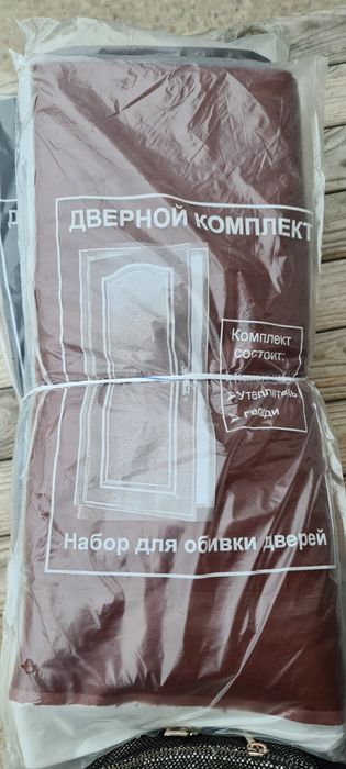 Дверной комплект , набір для дверей з кожзаму, дверні компл,  оббивка