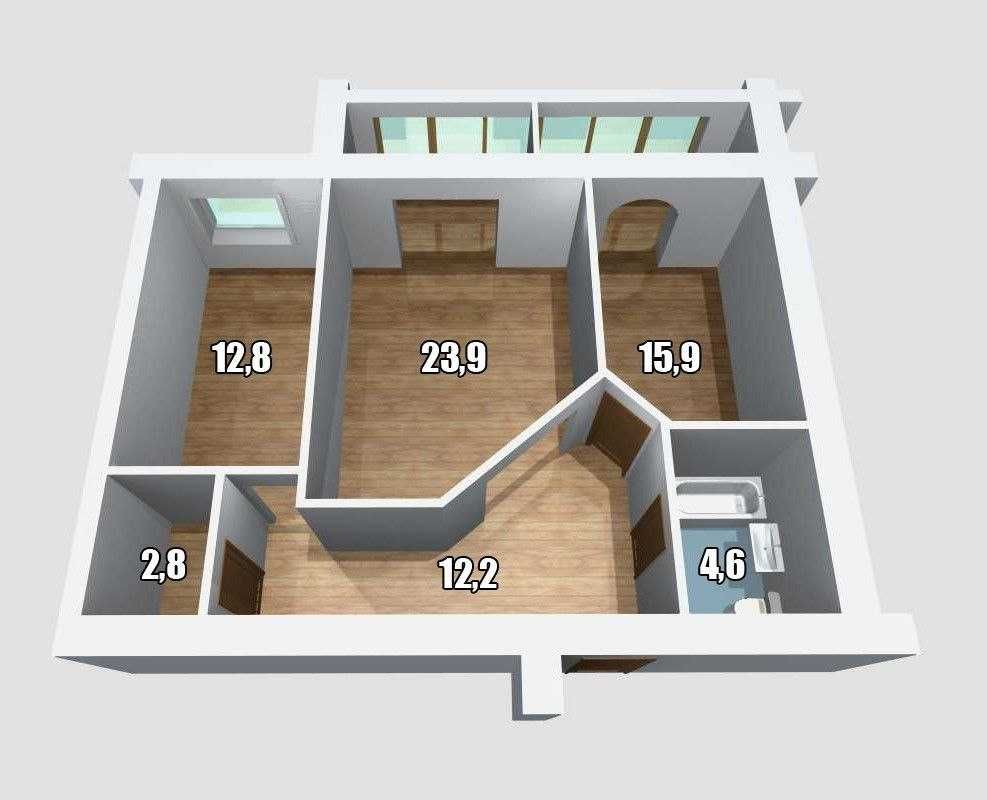 Продам 2к. квартиру, 73м2, ж/м Приднепровский