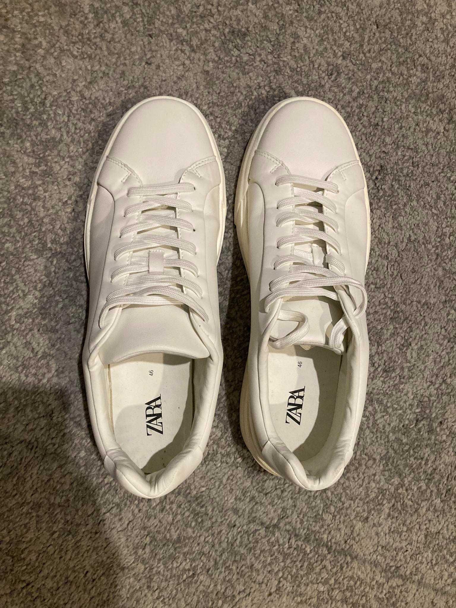 Buty męskie Zara białe sneakersy rozmiar 46