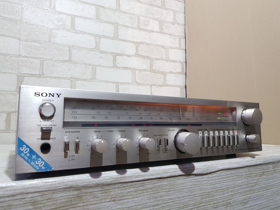 FM/AM  ресивер/підсилювач  Sony STR-343 2х47 Вт б/у з Німеччини+1
