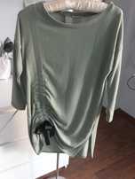 Sweter długi khaki