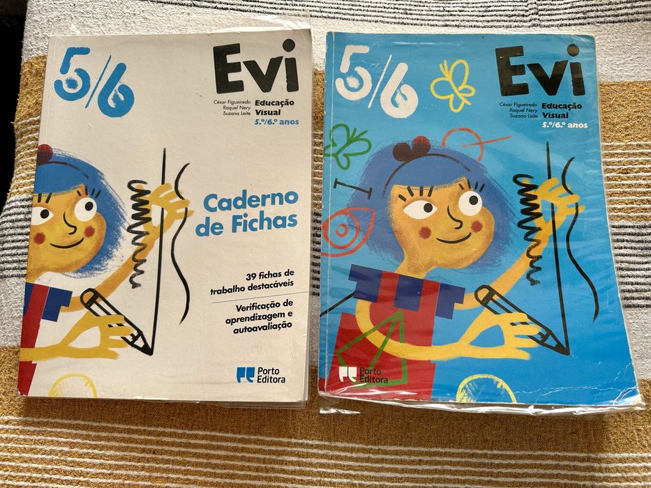 Manual e caderno de fichas Educação visual 5/6 ano