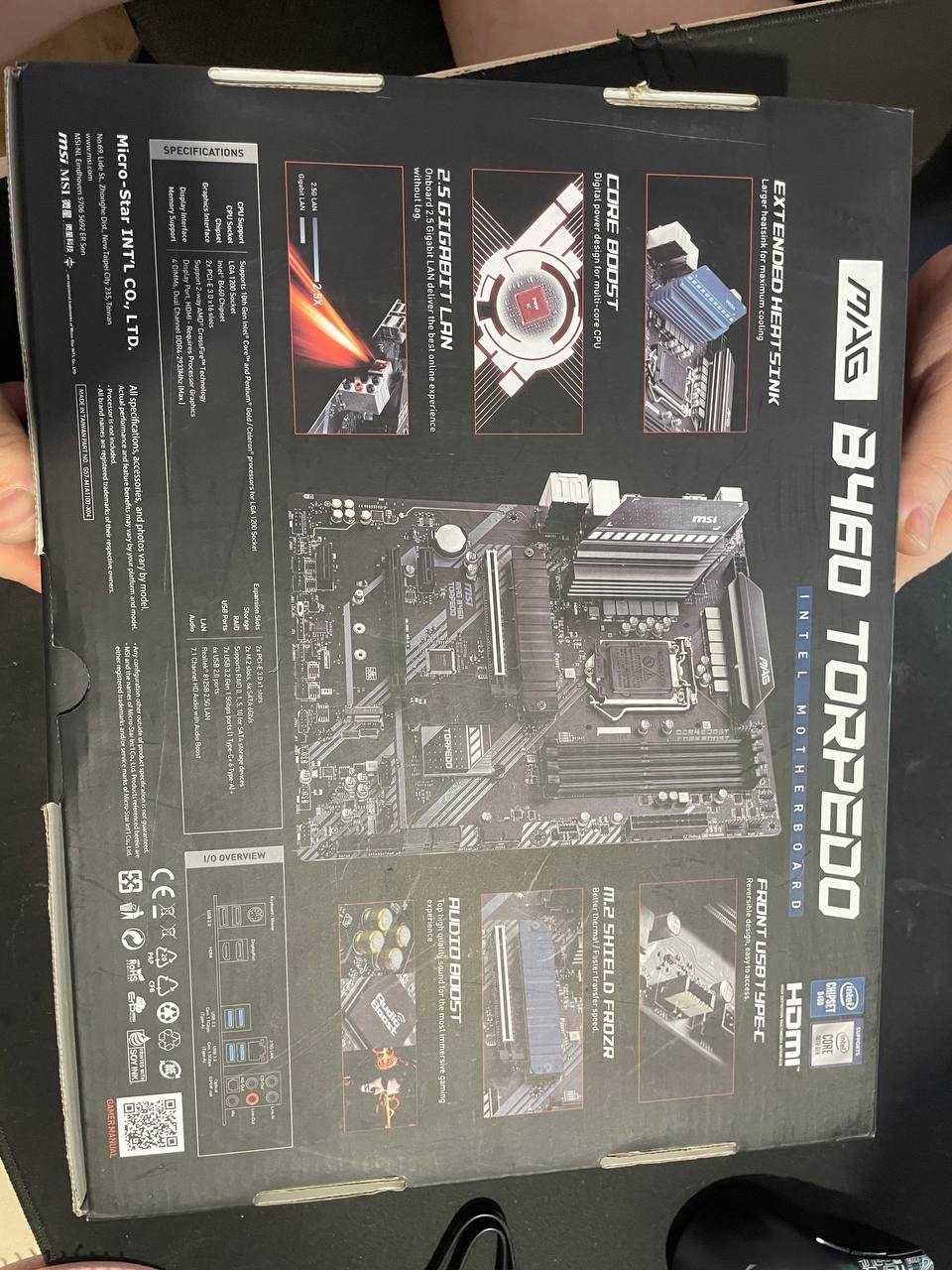 Материнская плата -  MSI MAG B460 Torpedo