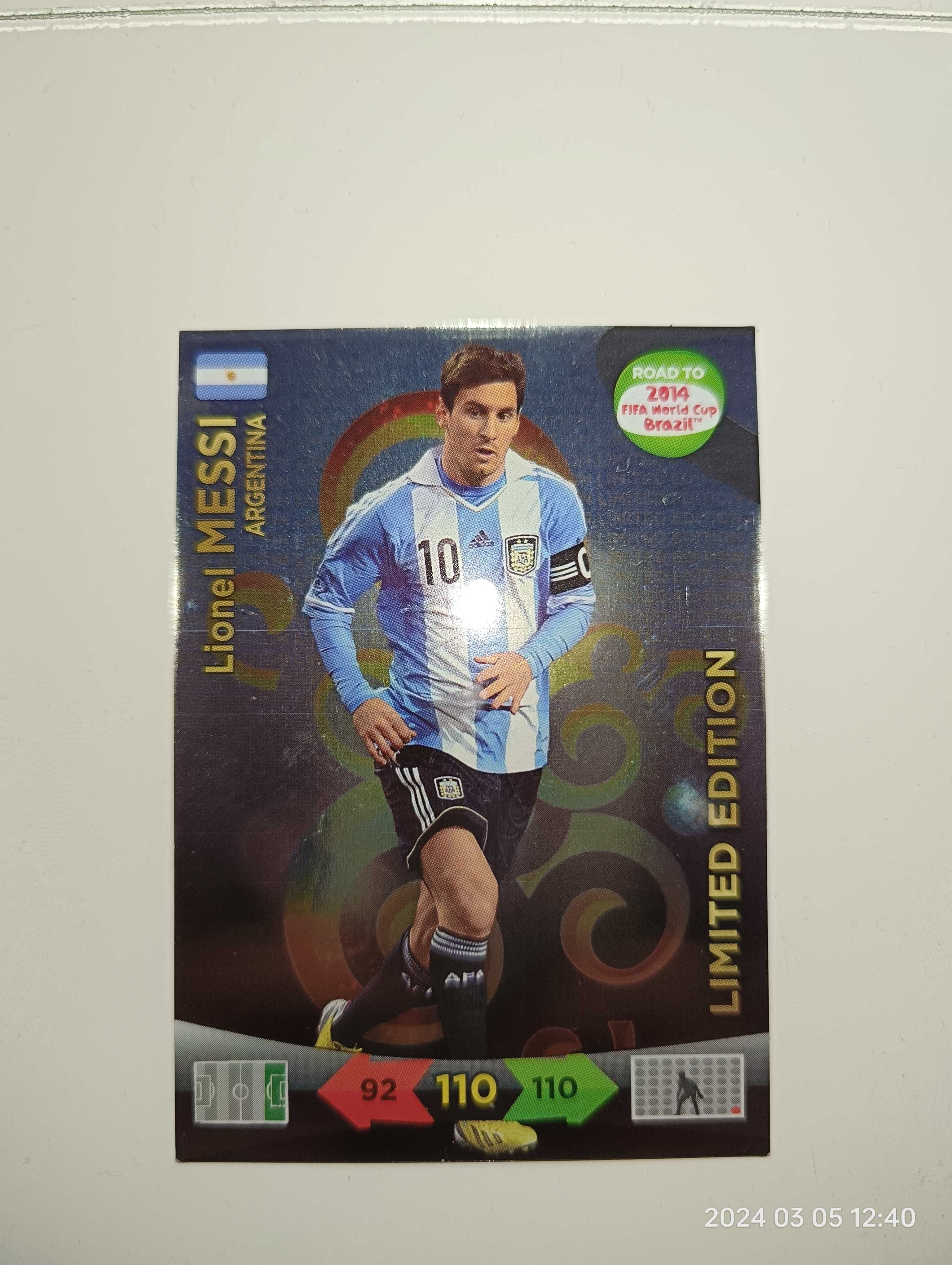 Karta Panini Adrenalyn XL Messi