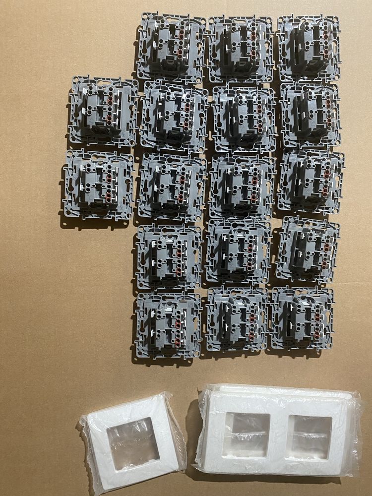 Interruptores duplos da legrand