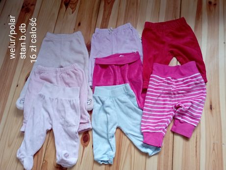 Spodnie spodenki dla dziewczynki 62 jesień/zima