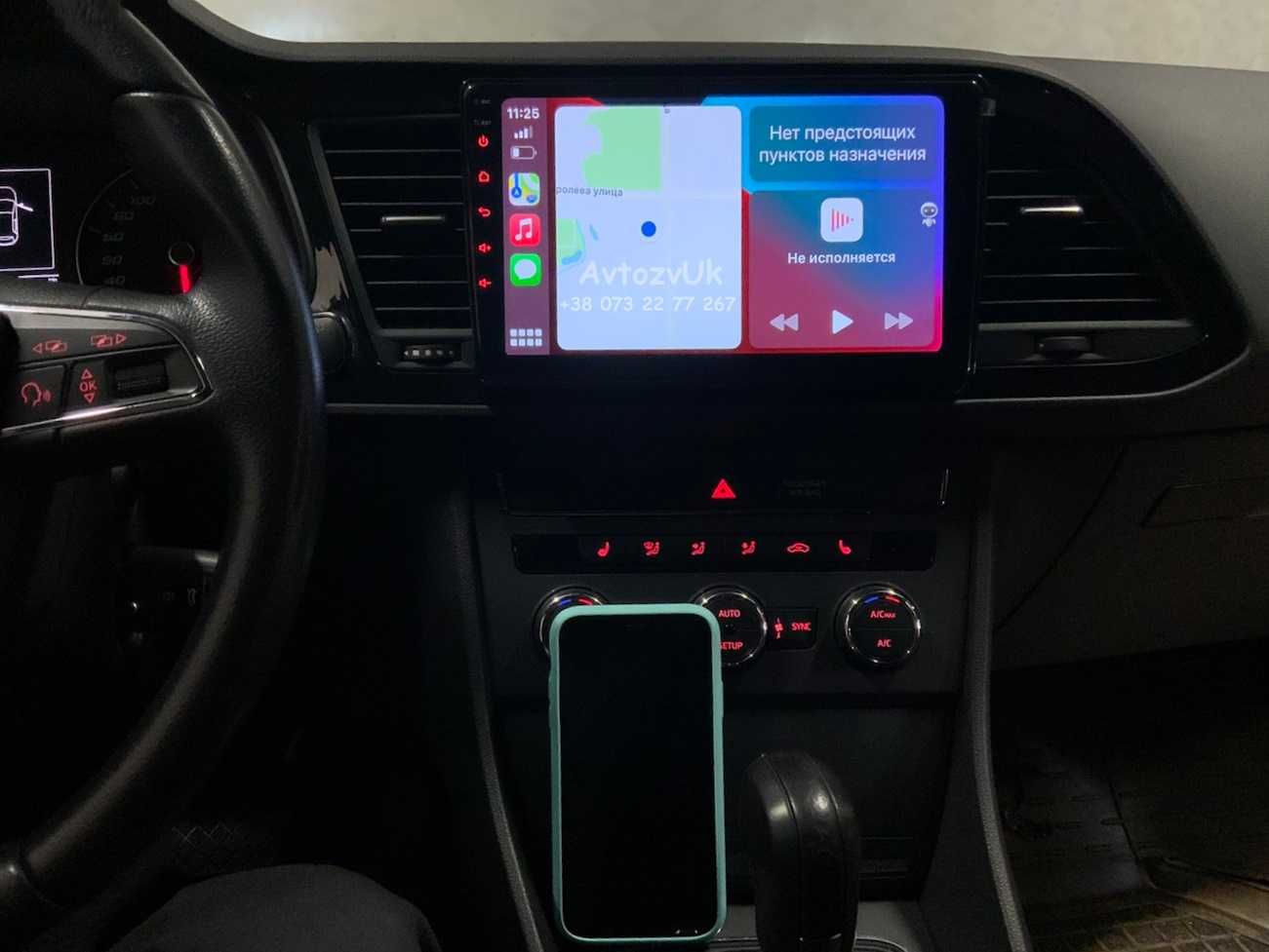 Магнитола LEON Seat ATECA GPS Сеат Леон Атека 2 din CarPlay Android 14