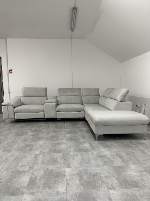 шкіряний кутовий диван, шкіряні меблі, куток розкладний