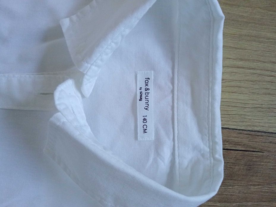 Koszula biała wizytowa Sinsay