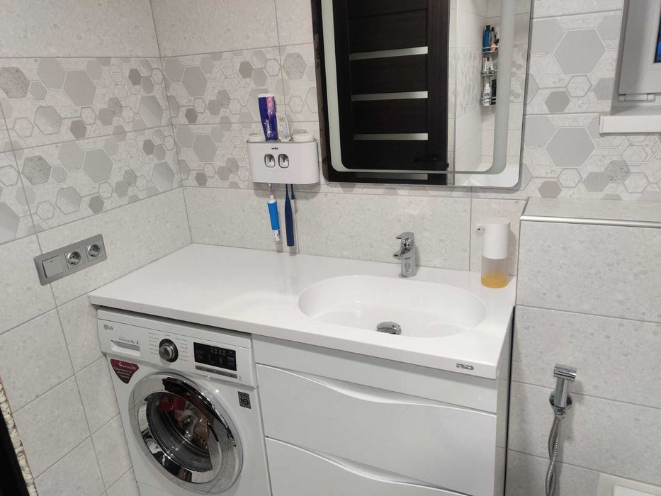 умивальник зі стільницею, рукомийник зі штучного каменю, мийка