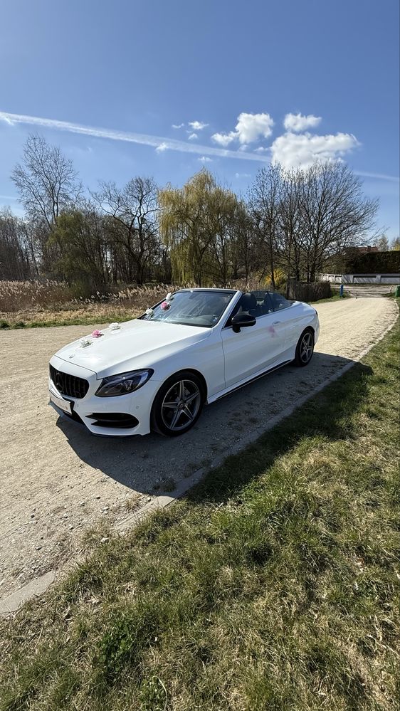 Samochód do ślubu. Auto na ślub. Mercedes V Klasa, C Cabrio z kierowcą