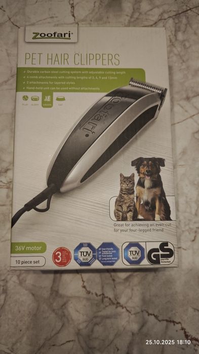 Maszynka do strzyżenia zwierząt zoofari